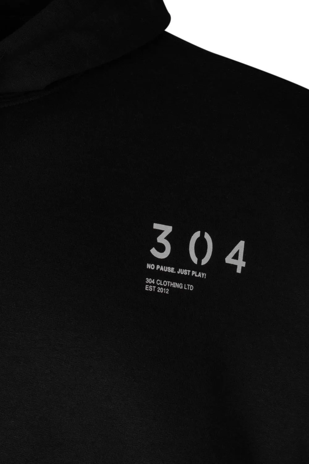 304 Globe Graphic Hoody - Black