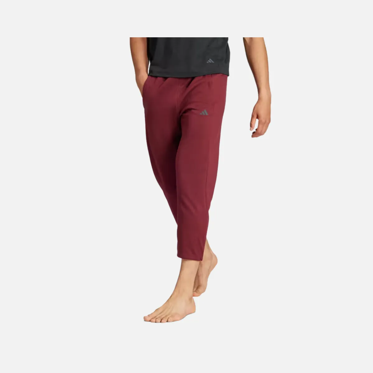 Adidas 7/8 Yoga & Training Men's Pant -Shadow Red/Carbon