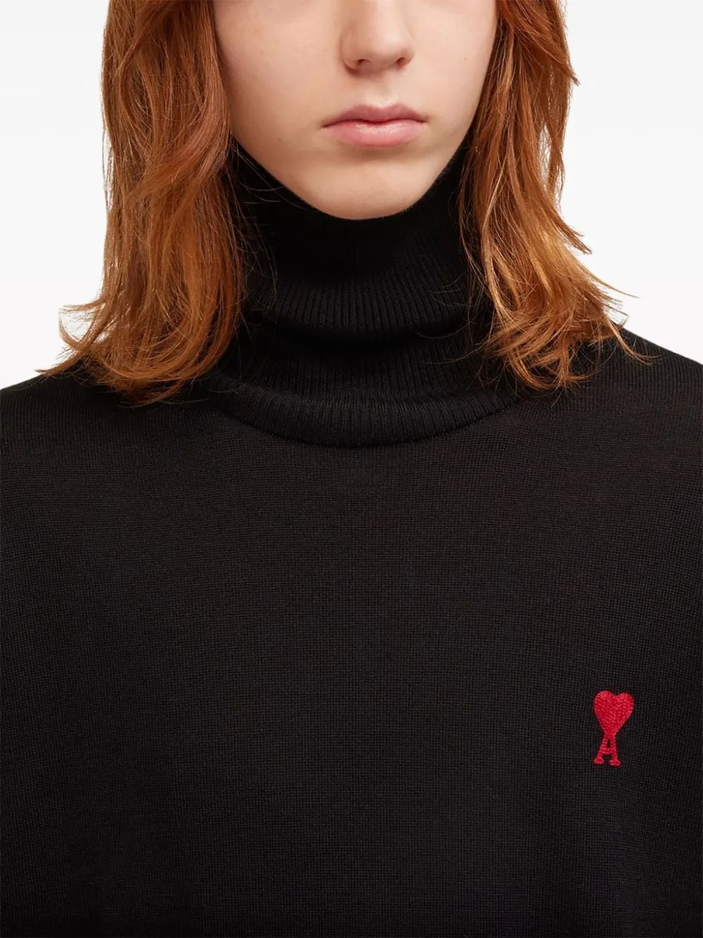 AMI DE COEUR BLACK TURTLENECK