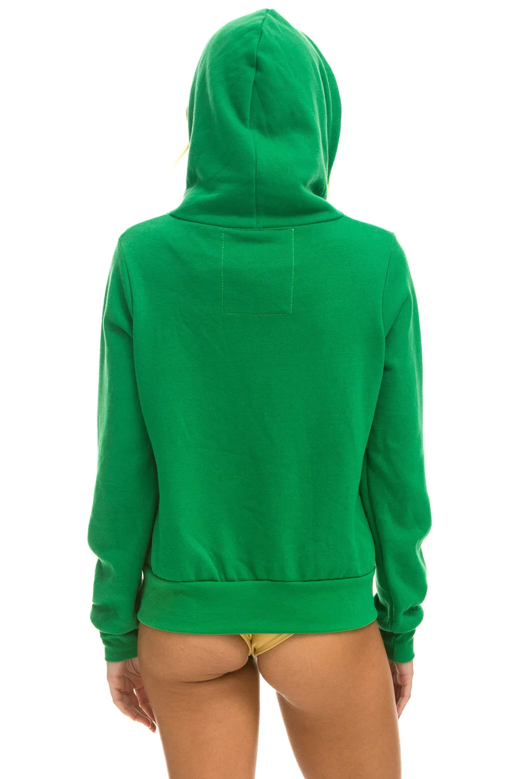 AVIATOR NATION 5 STRIPE HOODIE - KELLY GREEN // BLUE