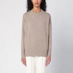 BEIGE CASHMERE SWEATER