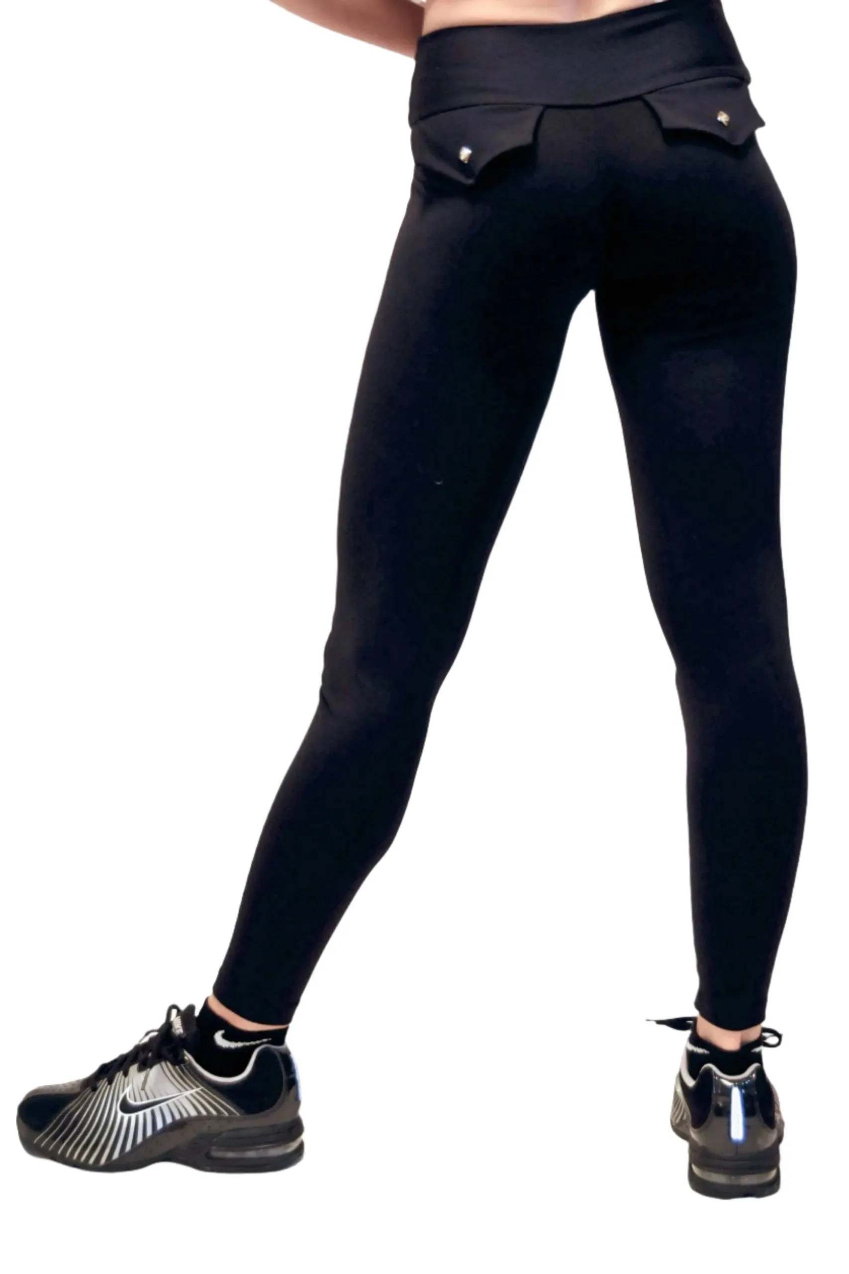 Bia Brazil Activewear Faux Pocket Legging LE426 Black