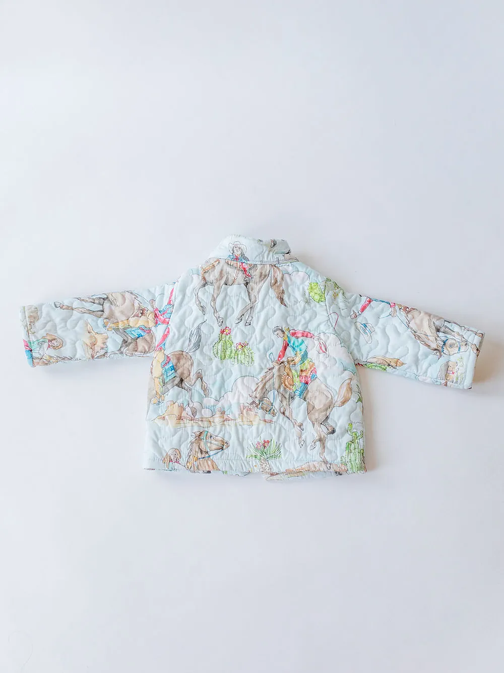 Birdie Print Quilted Jacket