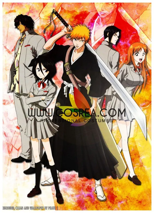 Bleach Karakura High School Male Cosplay Costume