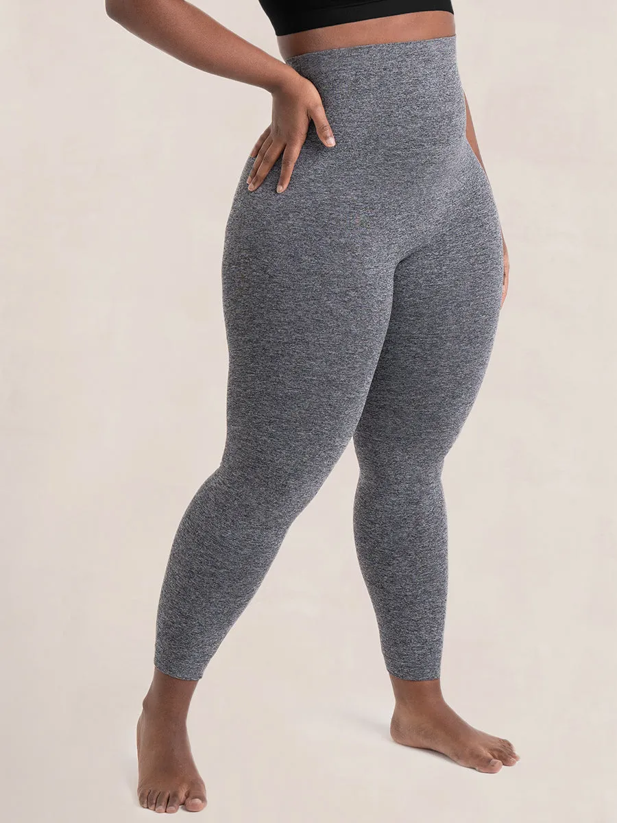 Bundle Shapermint Essentials - 1 High-Waisted Shaping Leggings + 1 Seamless Mid-Waist Leggings