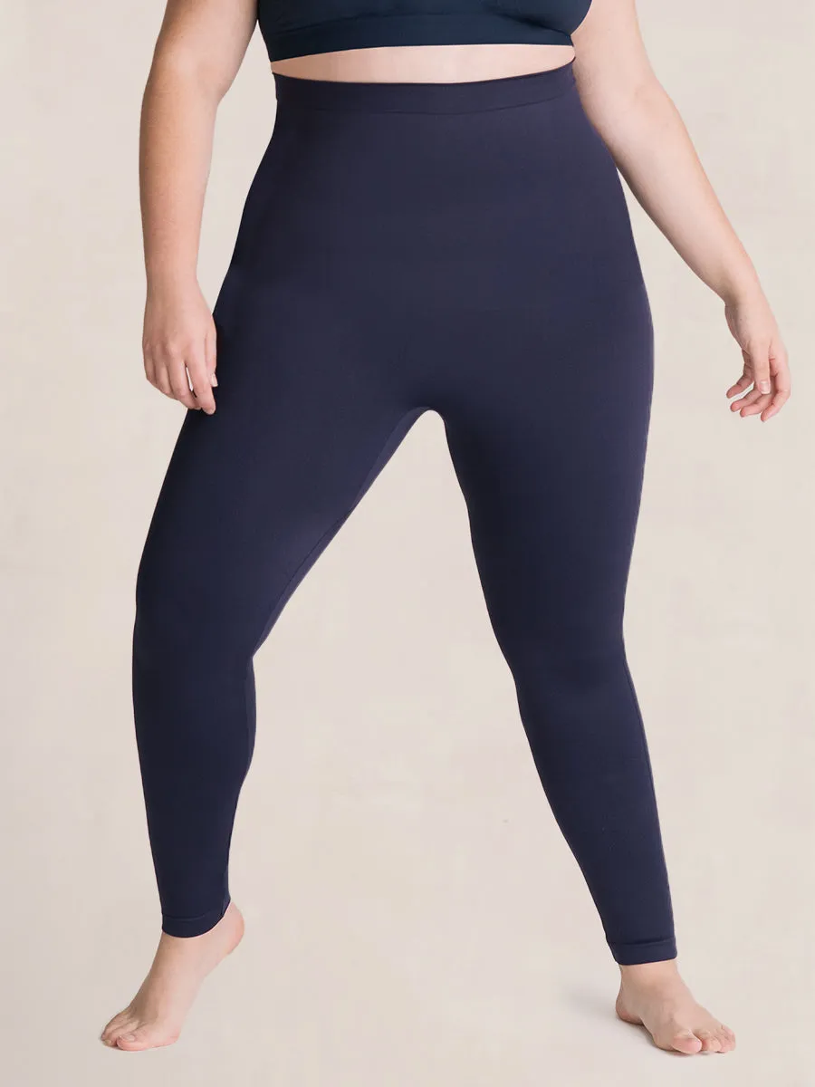 Bundle Shapermint Essentials - 1 High-Waisted Shaping Leggings + 1 Seamless Mid-Waist Leggings