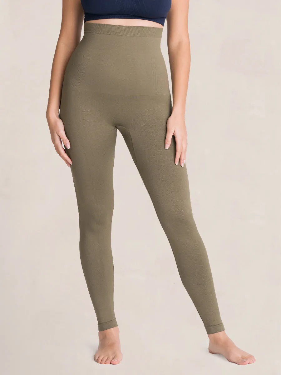 Bundle Shapermint Essentials - 1 High-Waisted Shaping Leggings + 1 Seamless Mid-Waist Leggings