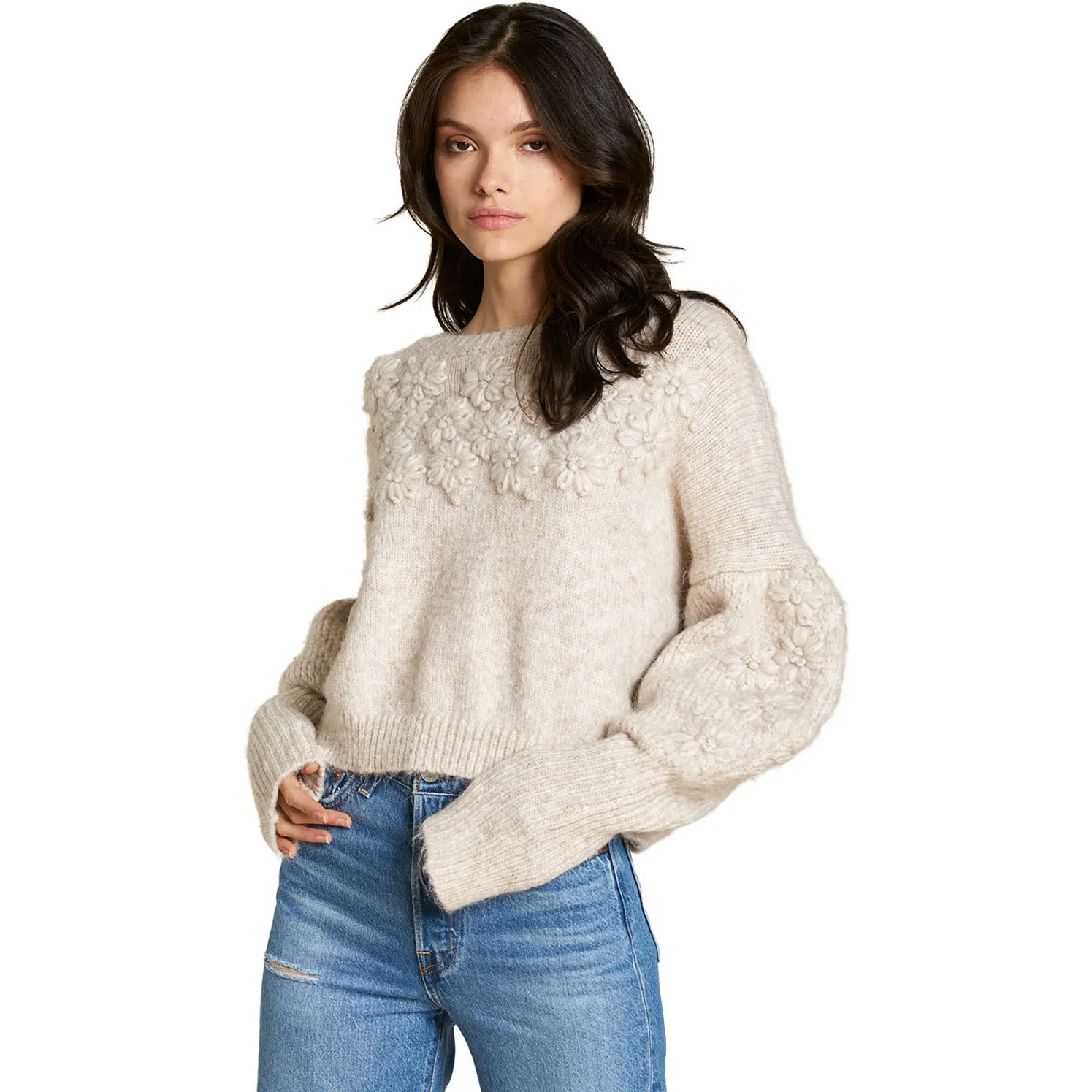 dRA Women's Cynthia Sweater, Oatmeal