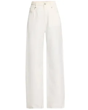 Dyed Wide Leg Jean in Natural