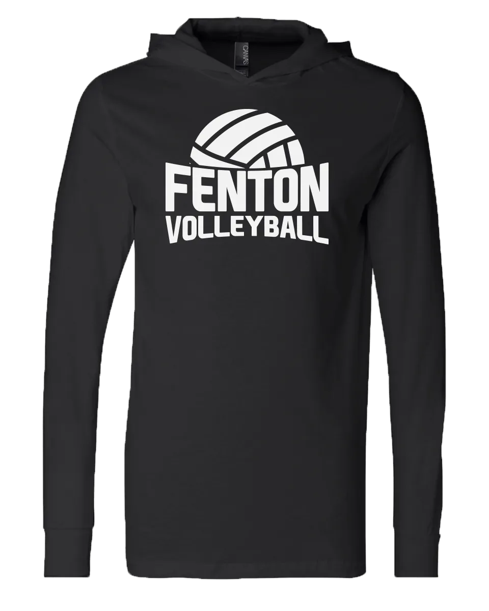 Fenton Volleyball - Unisex T-Shirt Hoody - Black