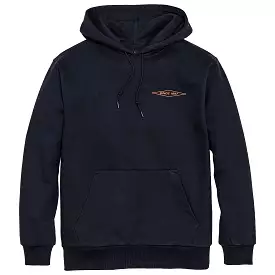 Filson Prospector Embroidered Hoodie - Navy/Blaze Diamond