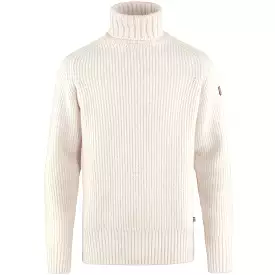 Fjallraven Ovik Roll Neck Knitted Sweater - Chalk White