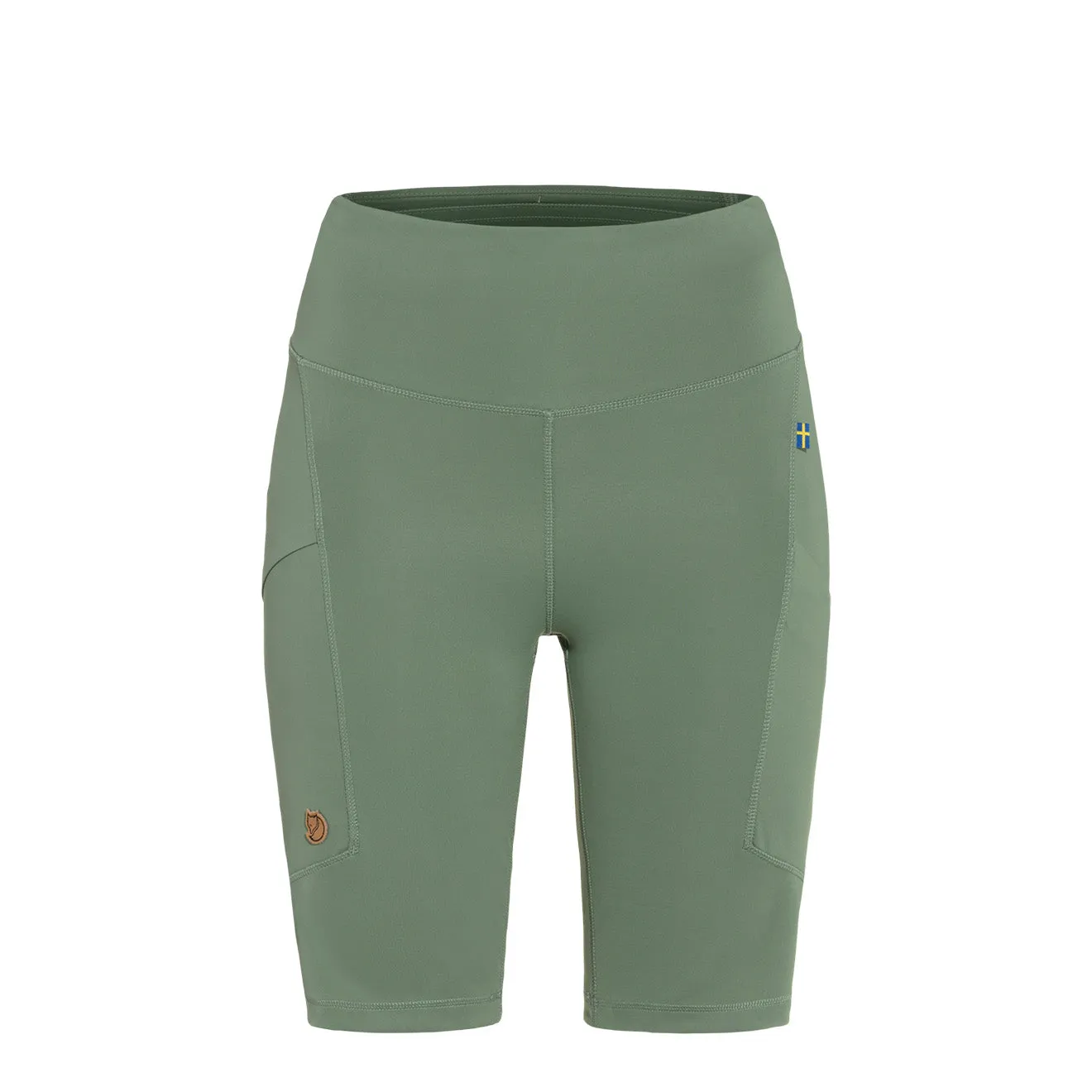 Fjallraven Womens Abisko Short Tights Patina Green