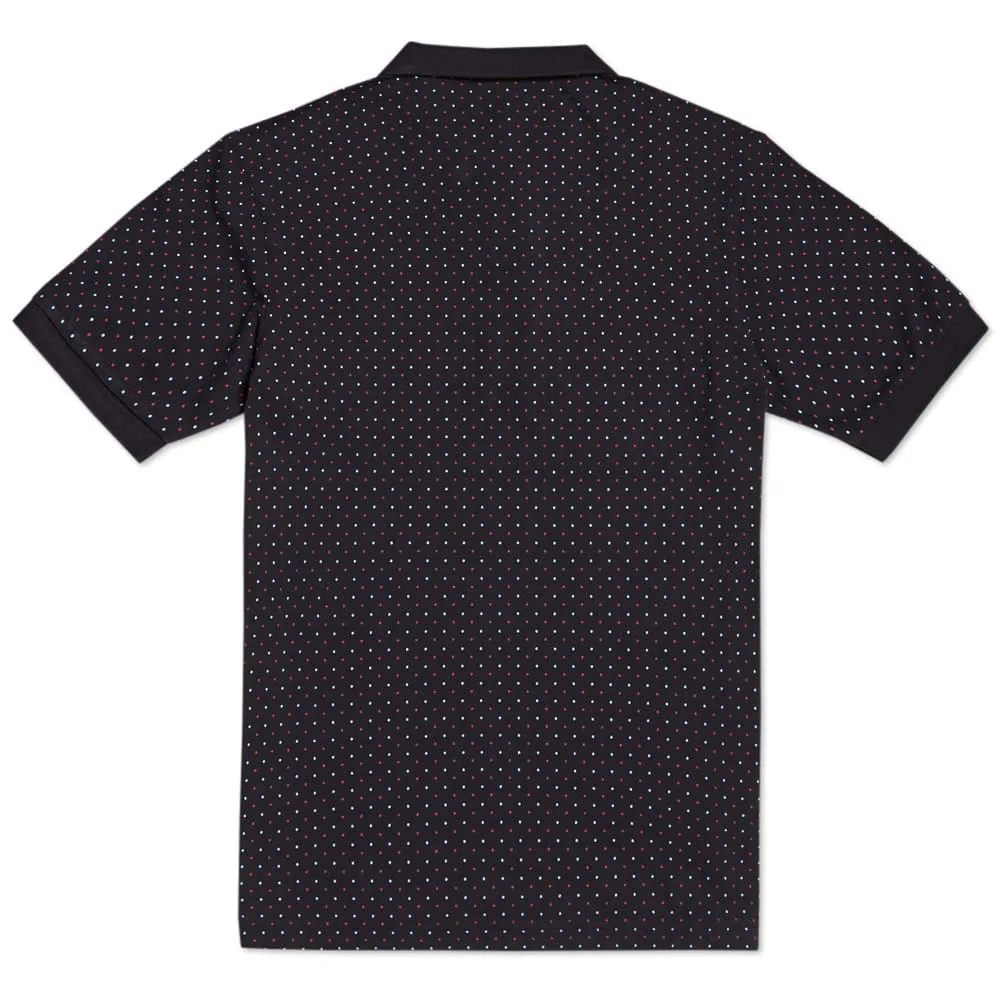 Fred Perry Polka Dot Two Button PoloNavy, Glacier & Port