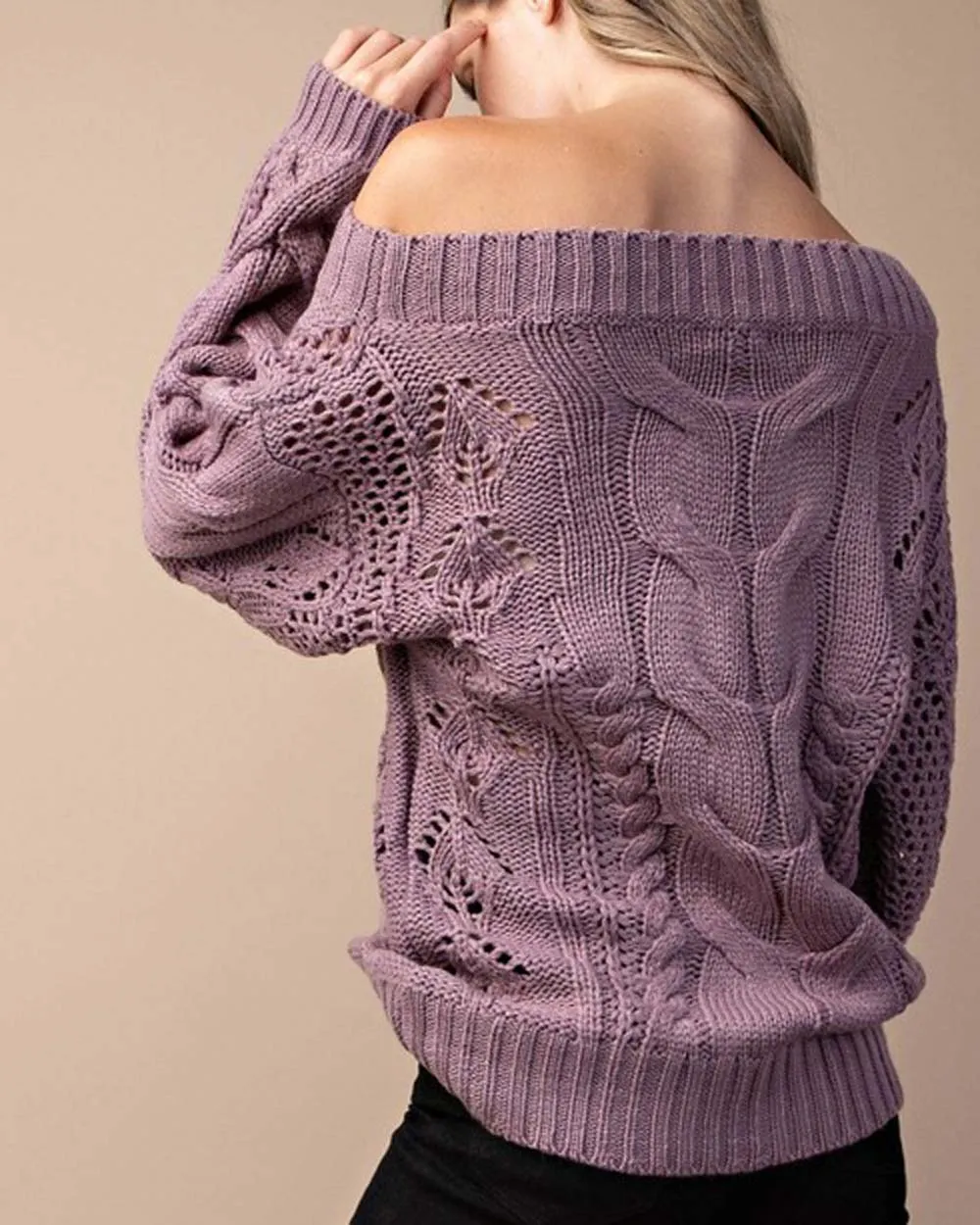 Frost & Ash Sweater in Lavender