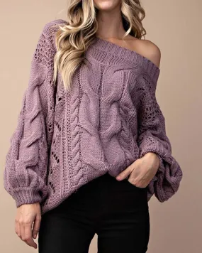 Frost & Ash Sweater in Lavender