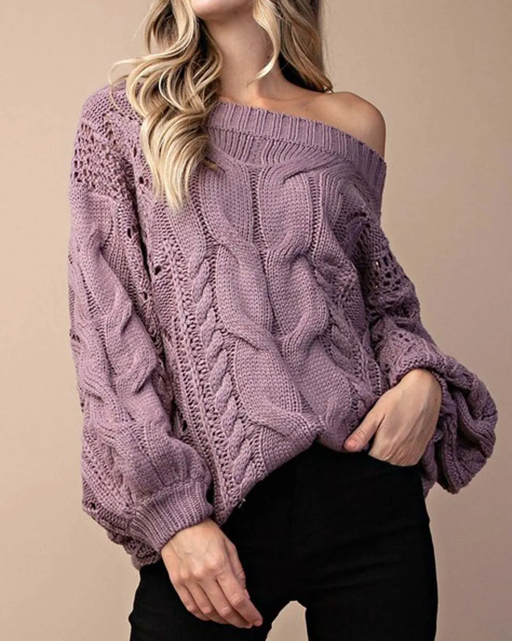 Frost & Ash Sweater in Lavender