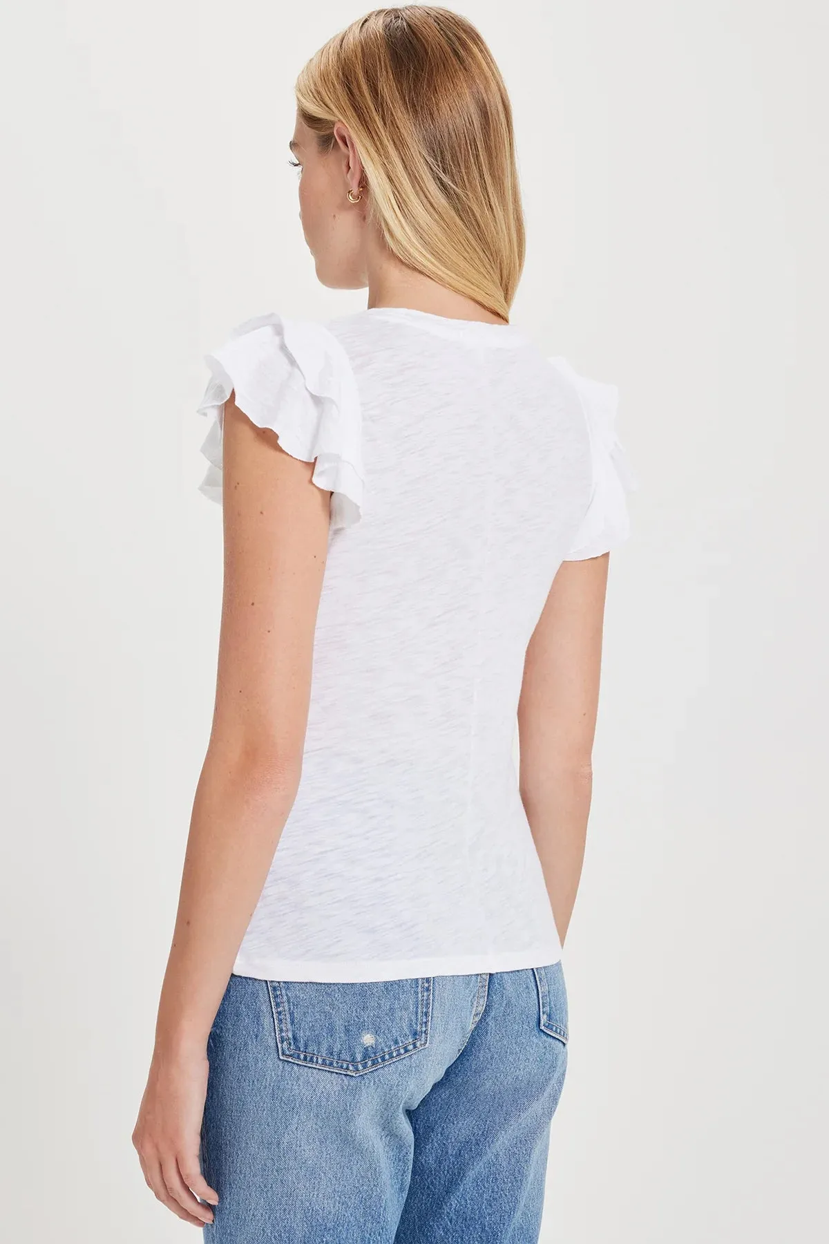 Goldie Ruffle Sleeve Tee