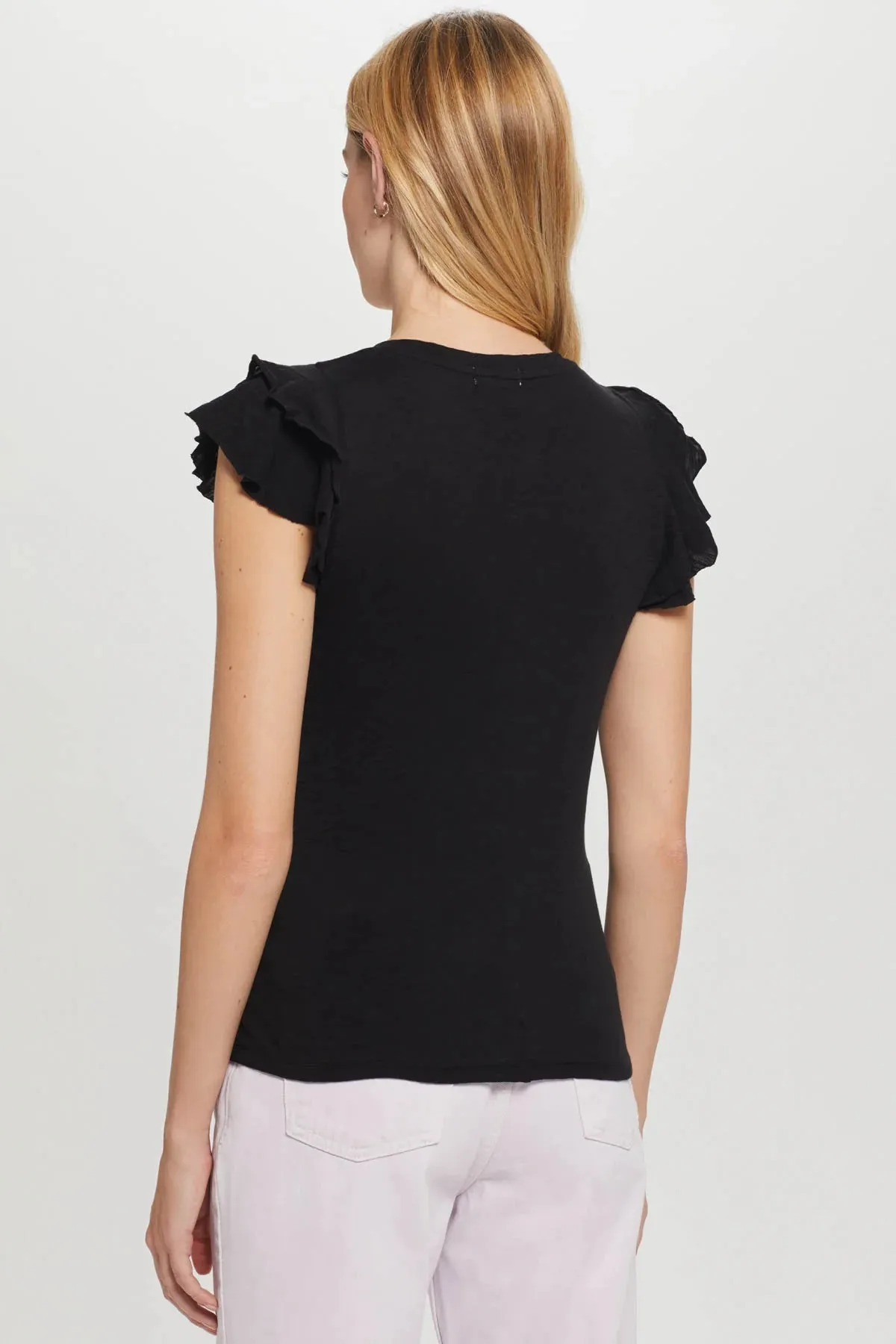 Goldie Ruffle Sleeve Tee