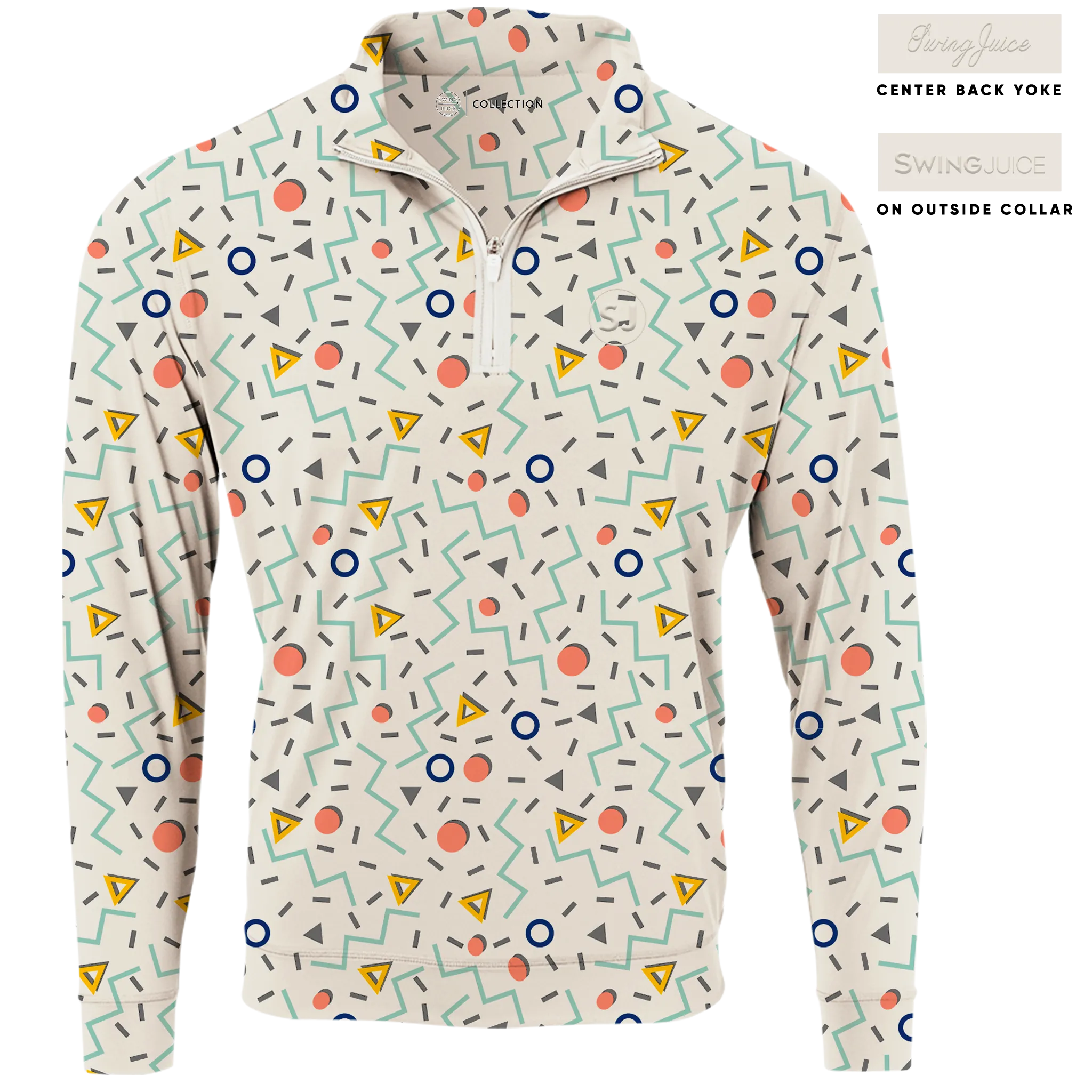 Golf Fresh Prints Men's Quarter Zip