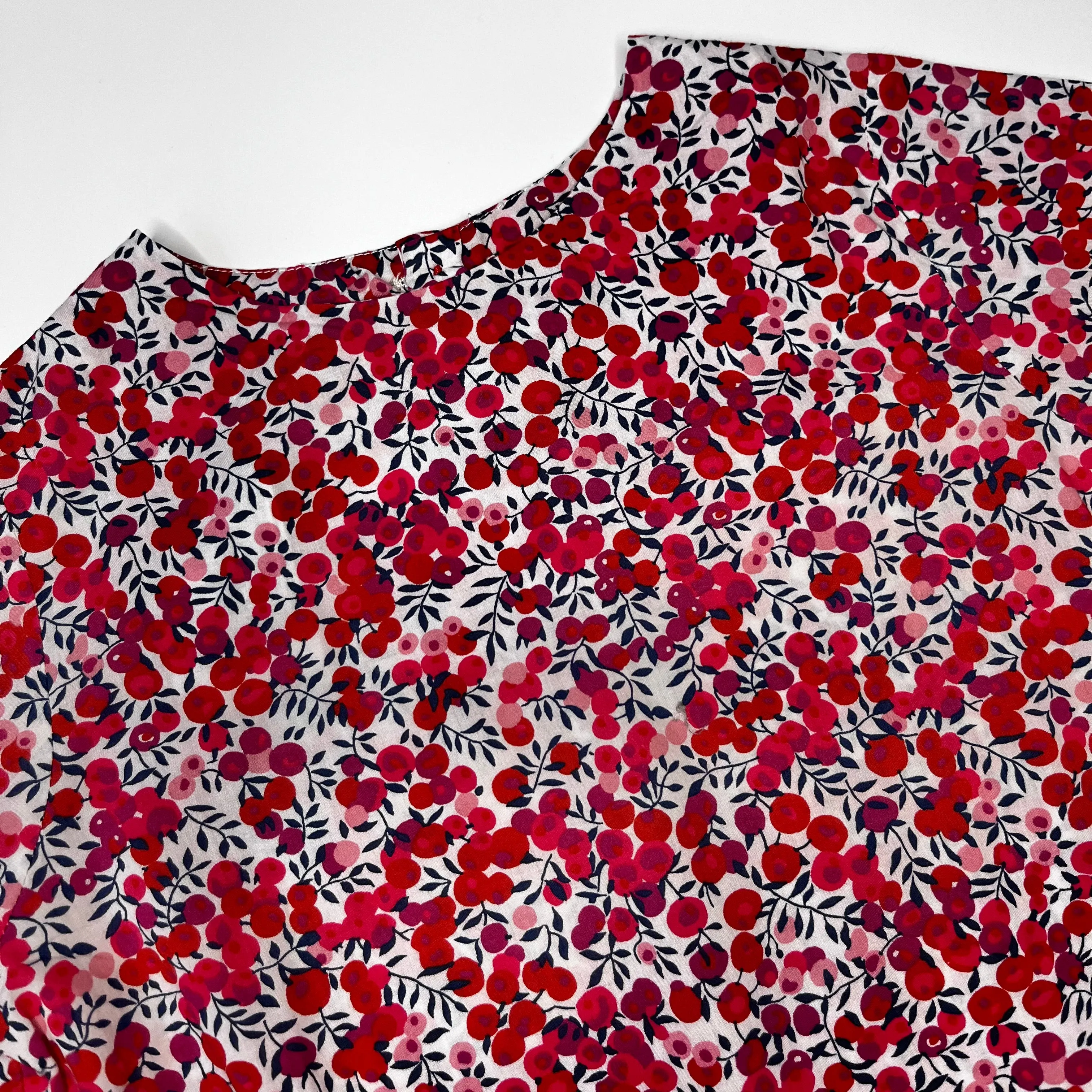 Jacadi Red Liberty Print Blouse: 4 Years