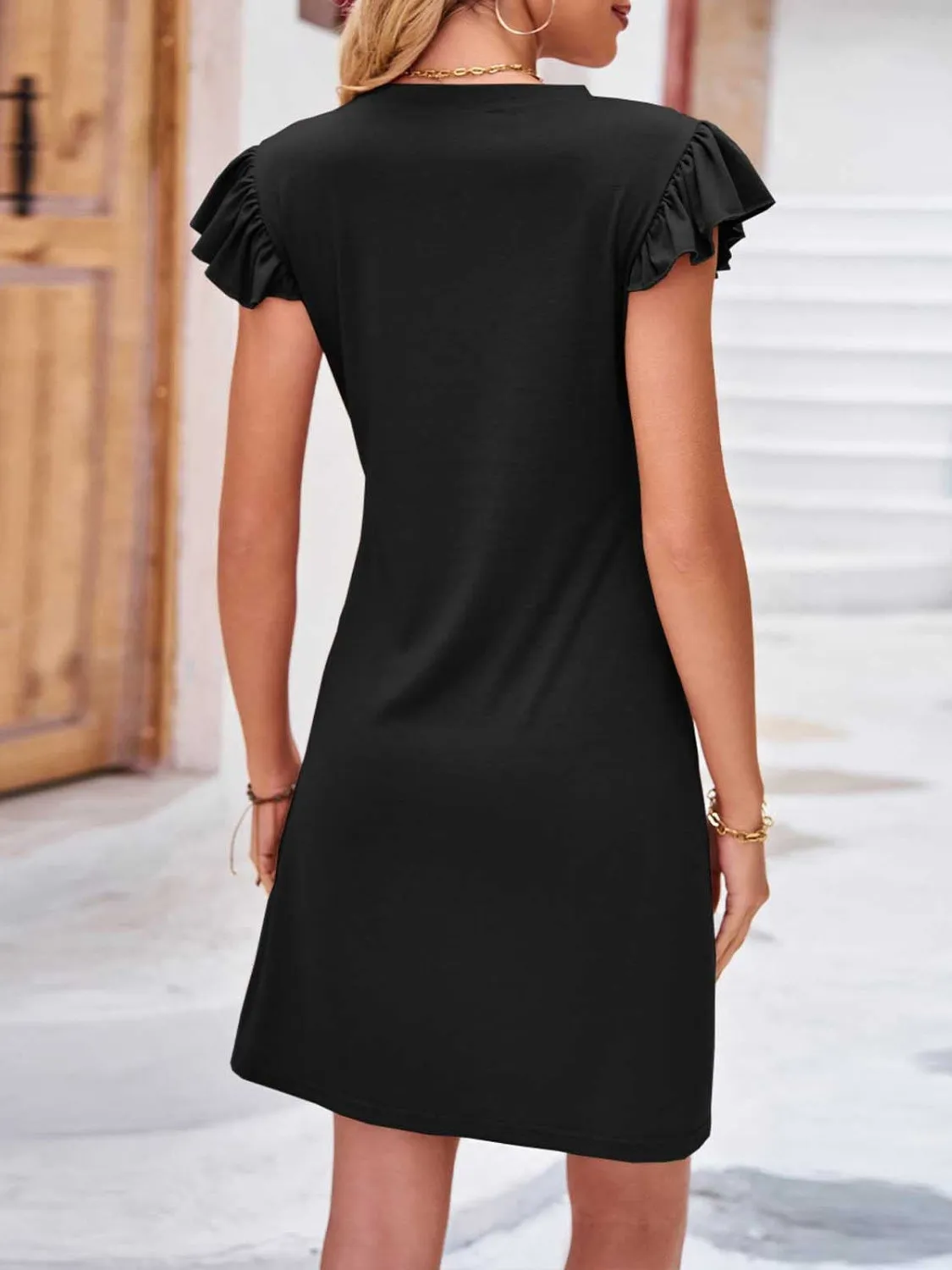 Jailyen Cap Sleeve  Dress