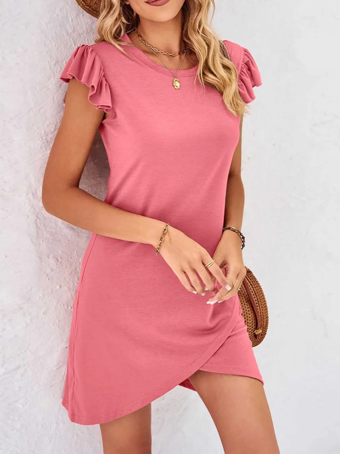 Jailyen Cap Sleeve  Dress