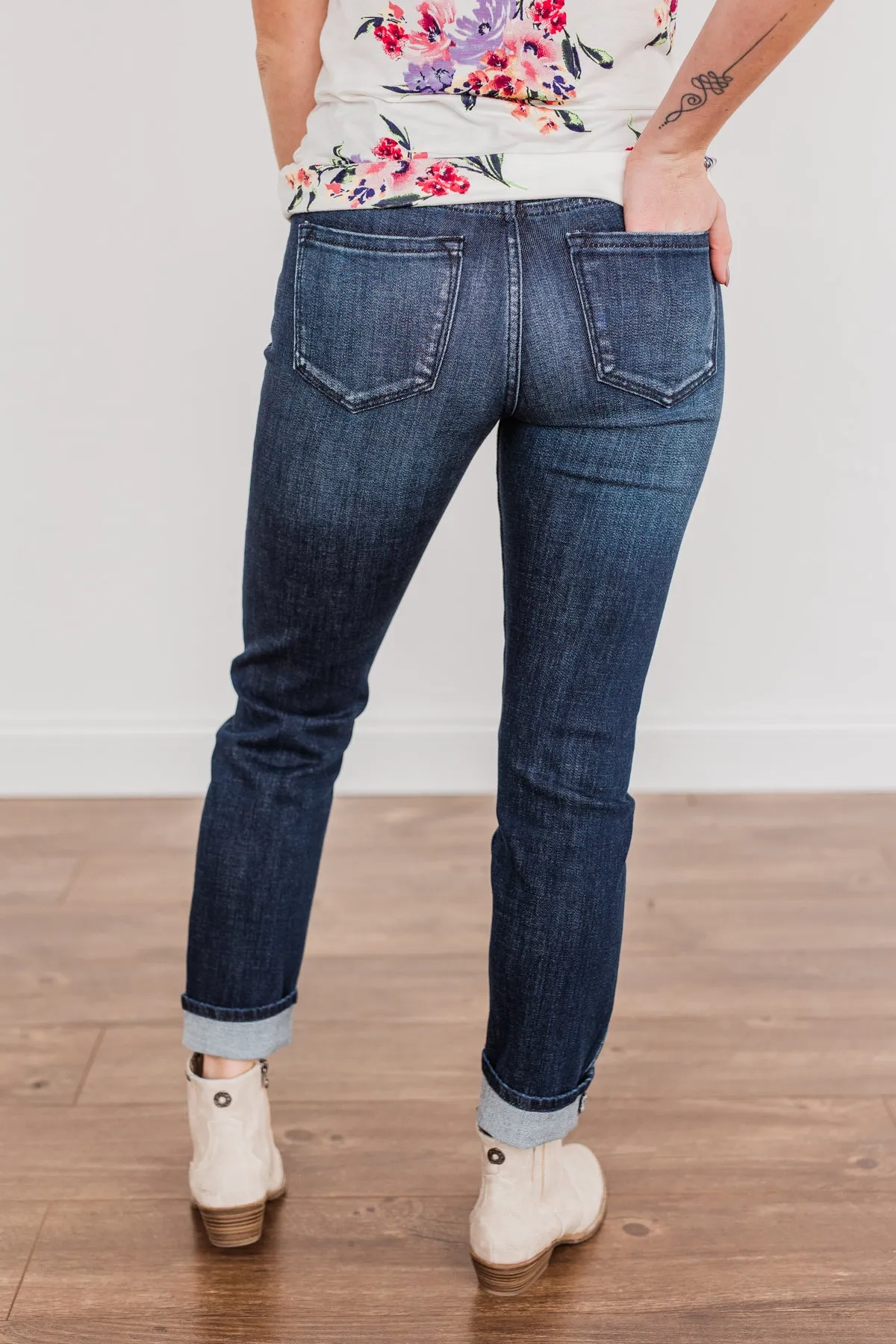 KanCan Straight Fit Jeans- Gina Wash