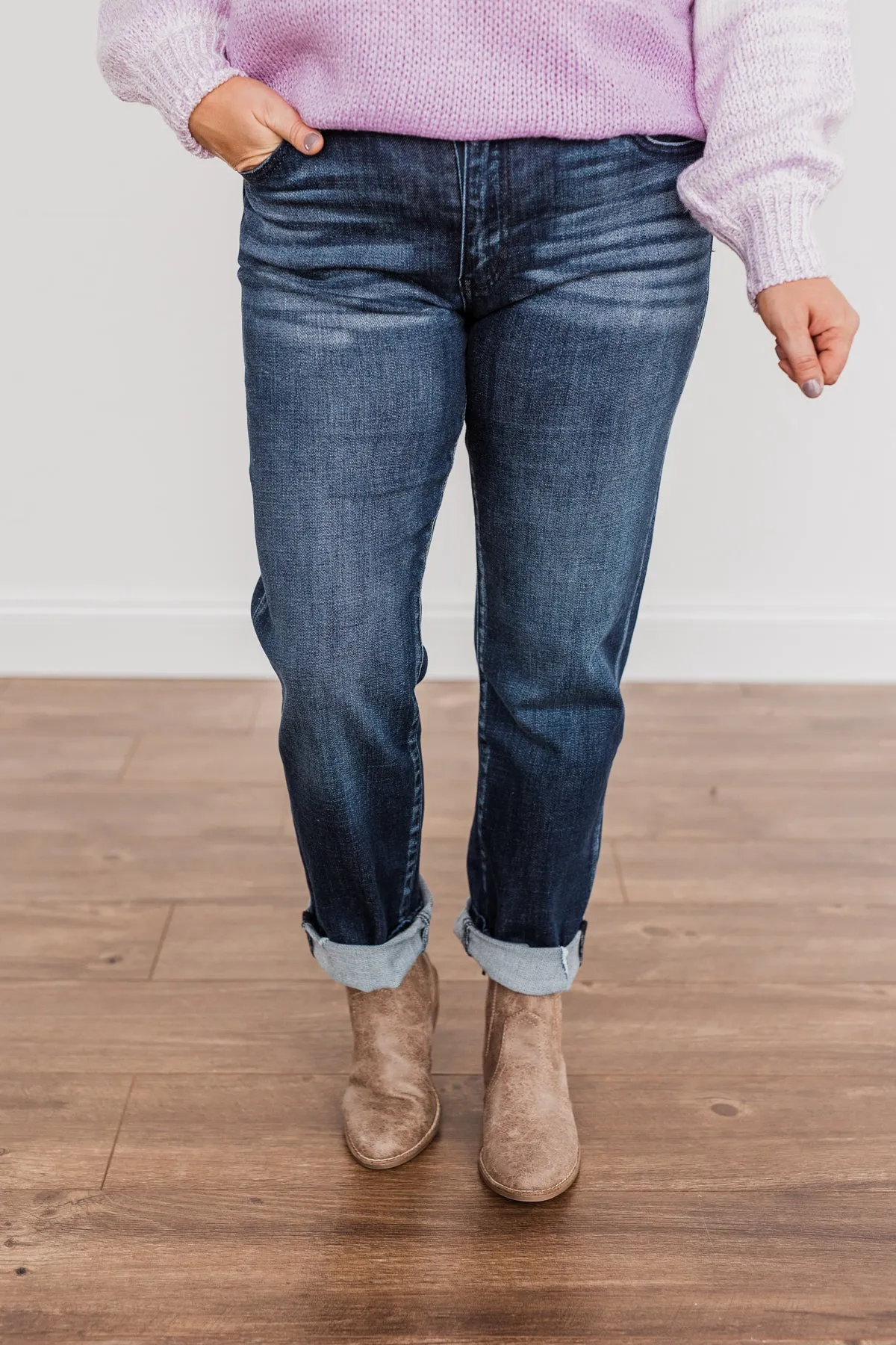 KanCan Straight Fit Jeans- Gina Wash