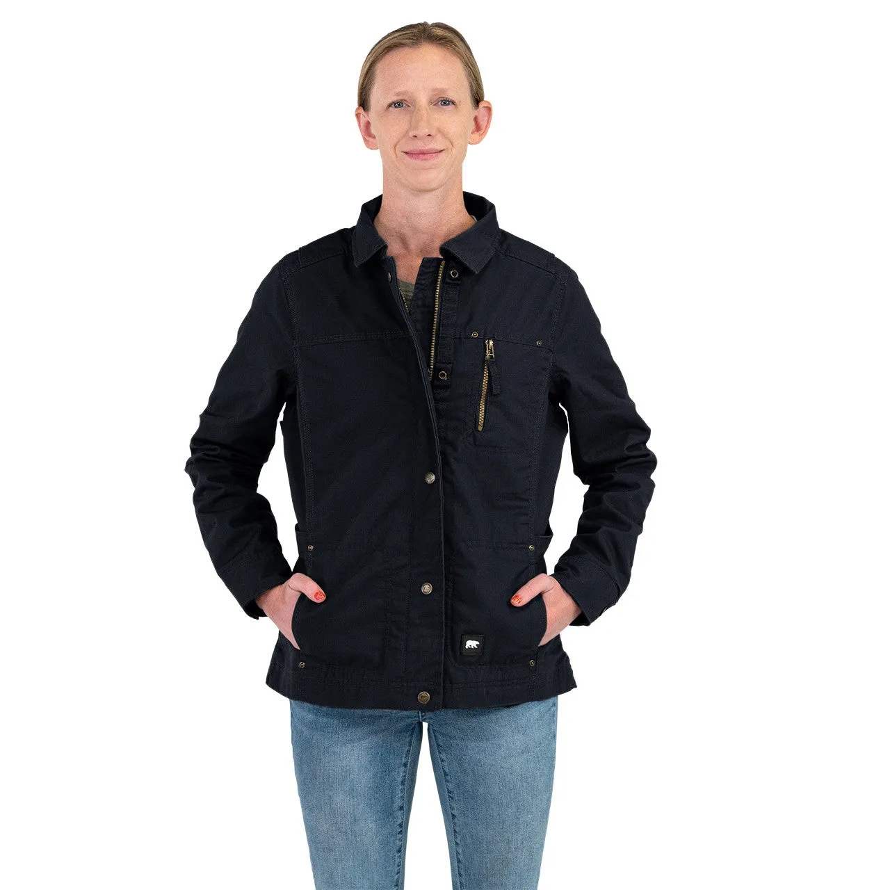 Key Women's Mission Jacket Size Large  Black Granite