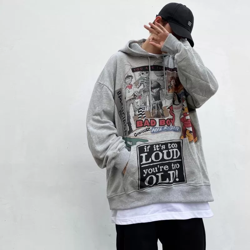 Korean Fashion Gothic Sweatshirt Hoodie