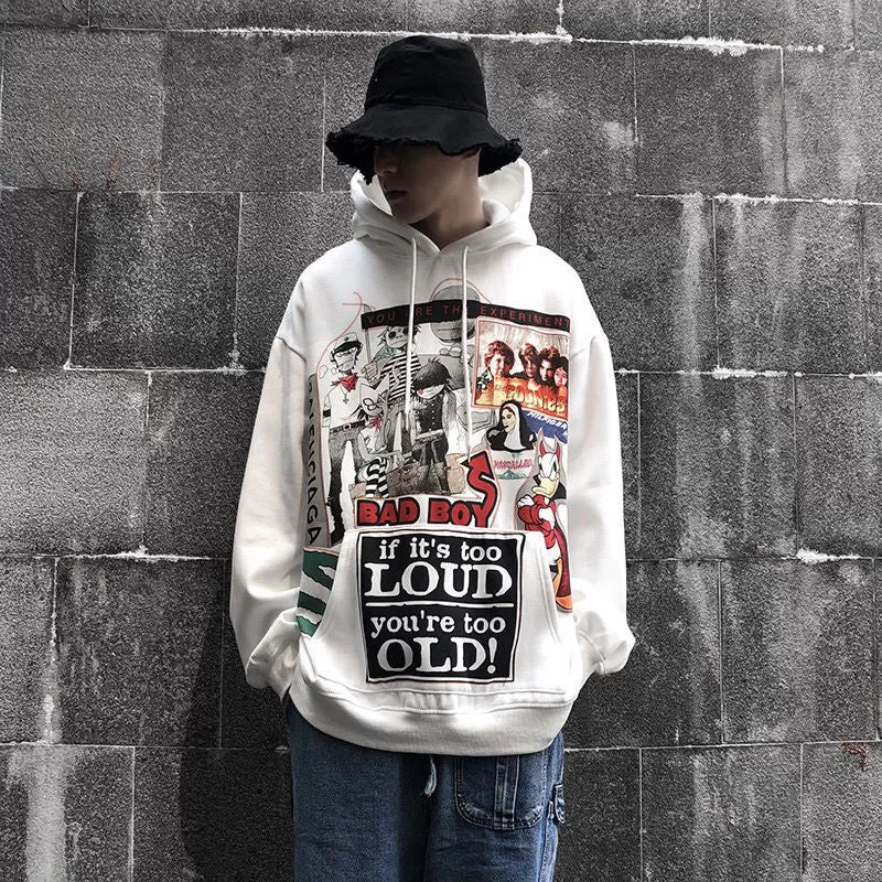 Korean Fashion Gothic Sweatshirt Hoodie