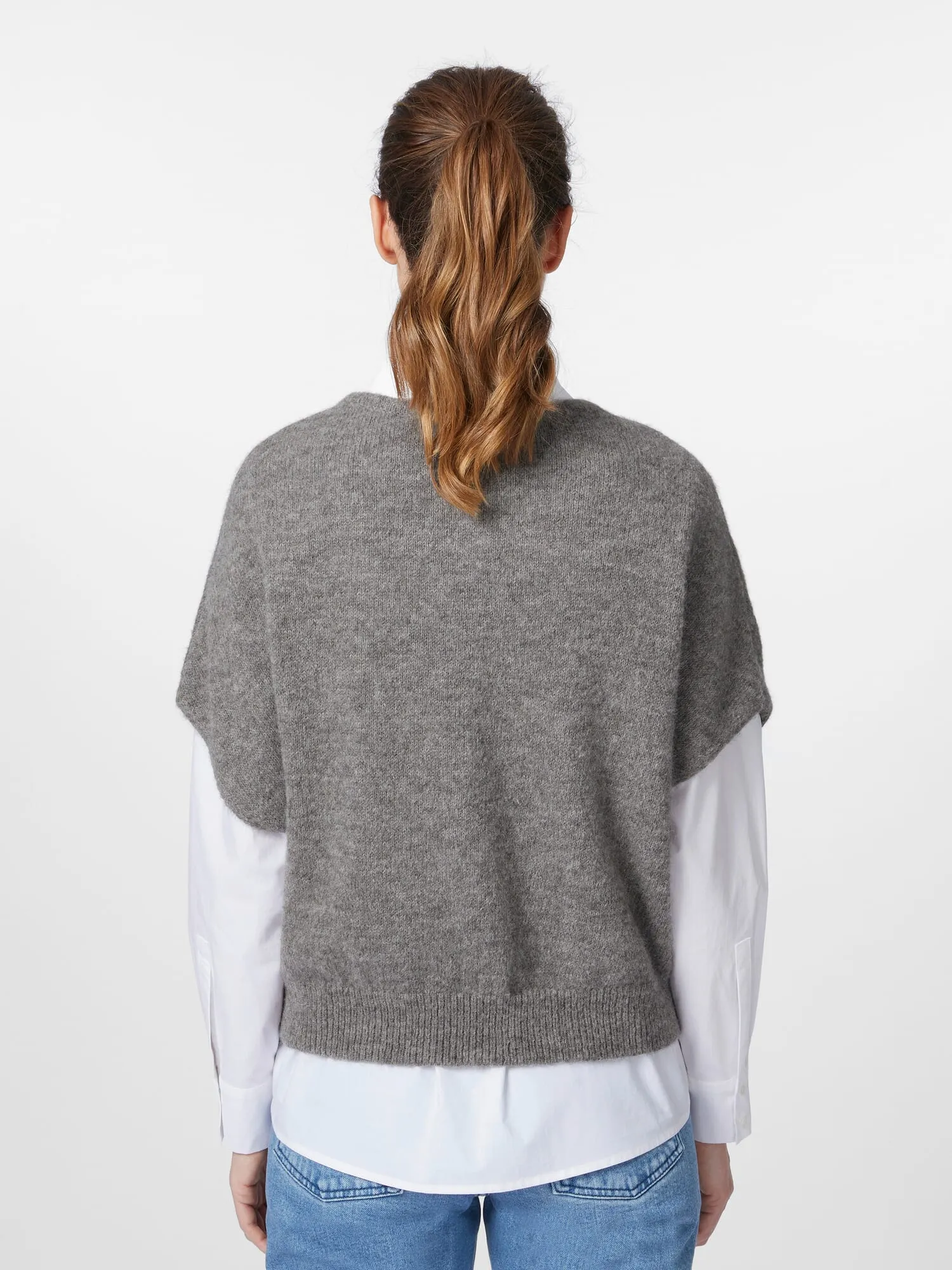 Ladies knitted sweater, Gray | Manufactum