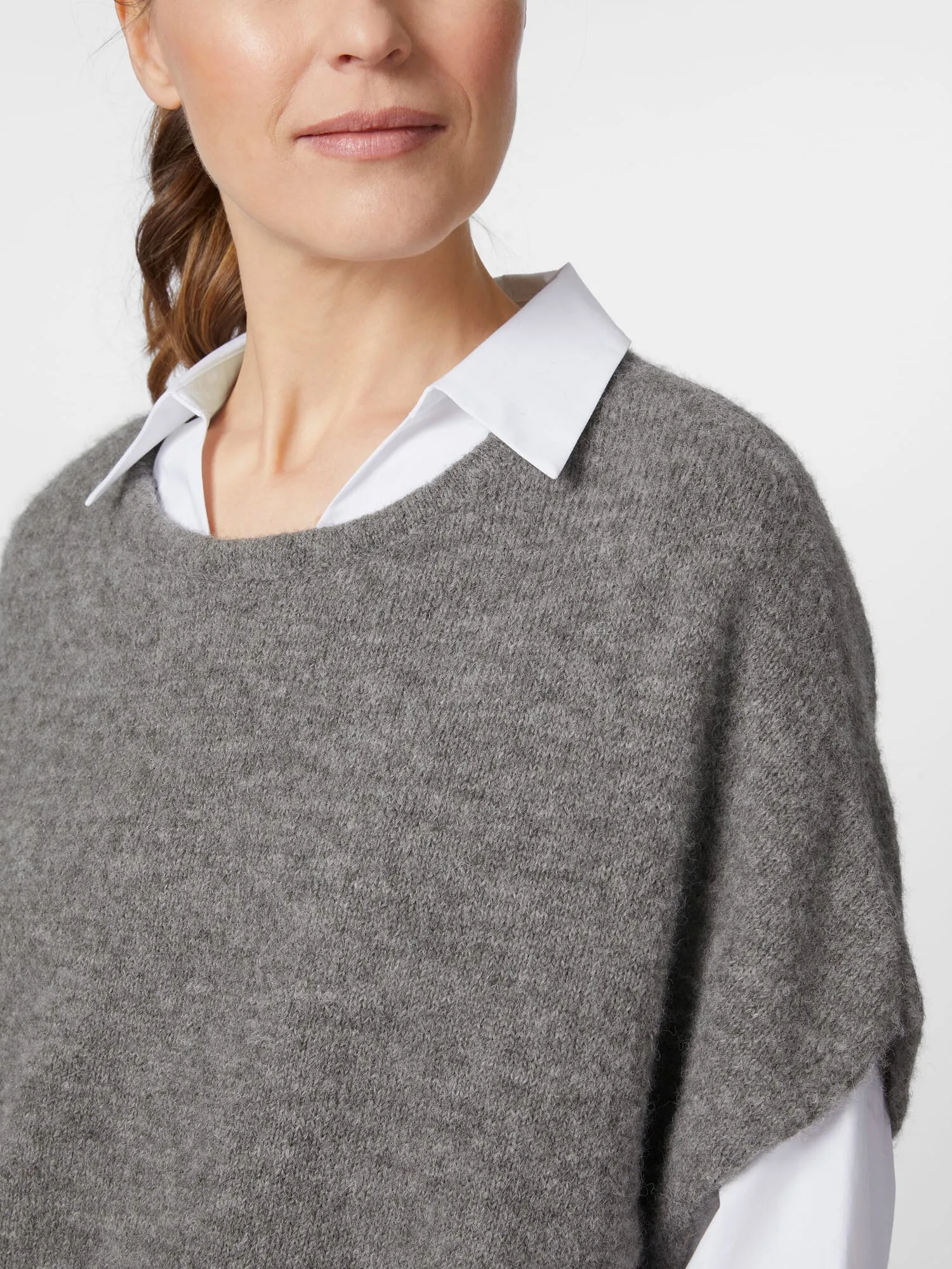 Ladies knitted sweater, Gray | Manufactum