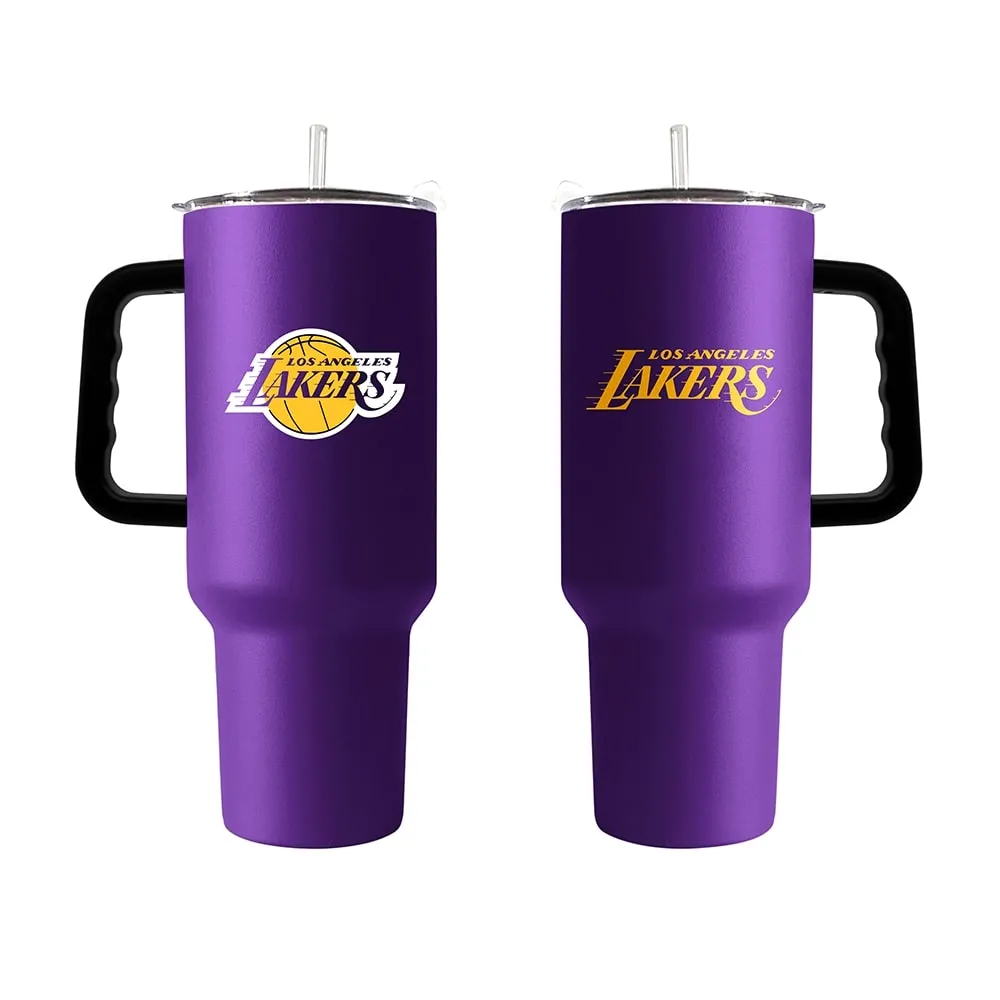 Los Angeles Lakers 40oz. Powder Coat Travel Tumbler