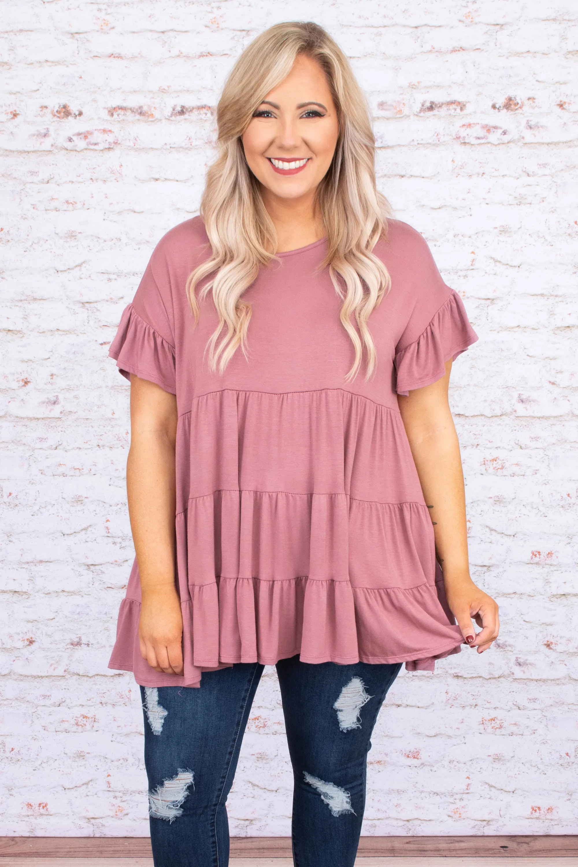 Love And Honey Tunic, Mauve