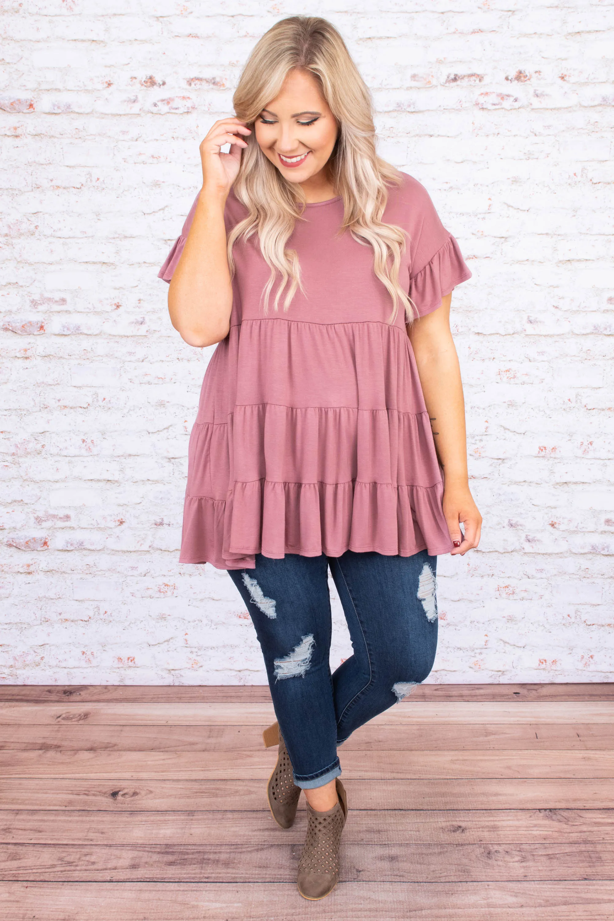 Love And Honey Tunic, Mauve