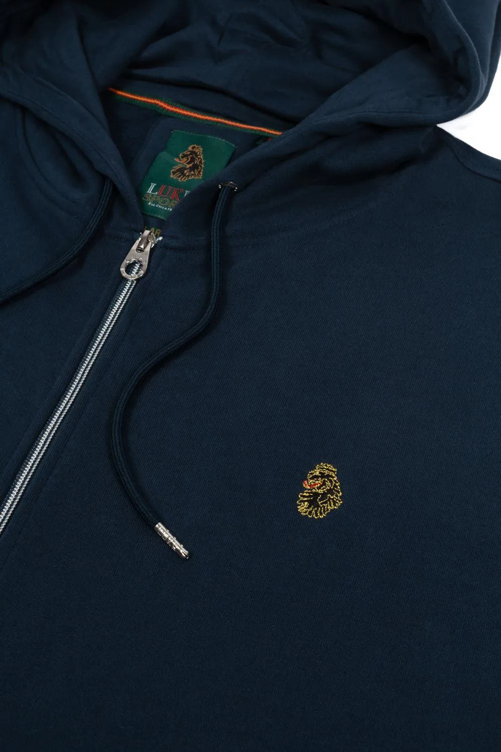 Luke 1977 Berlin Zip Through Hoody - Navy