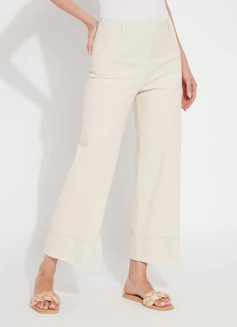 Lysse Margo Hi Waist Wide Crop Denim Pants