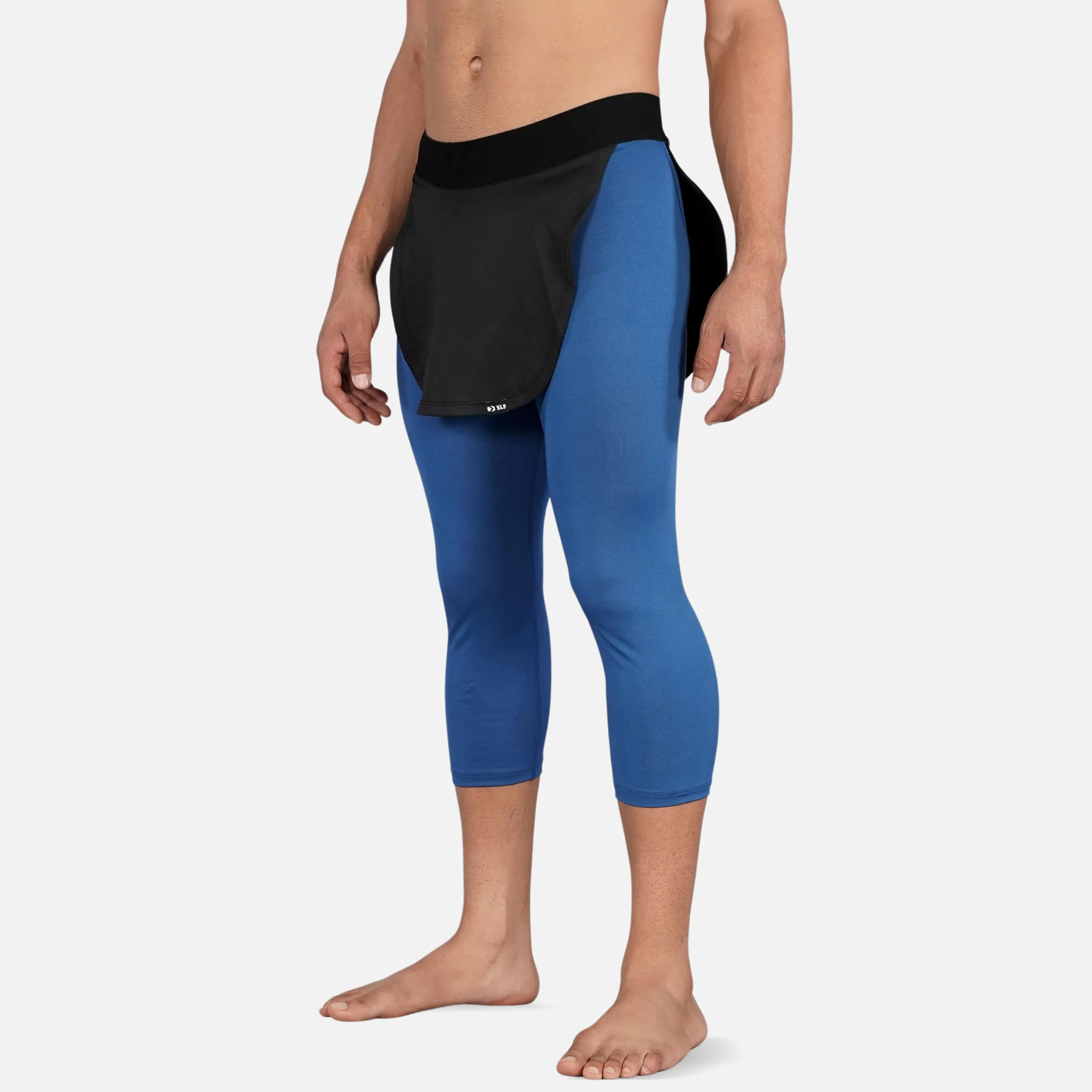 Marines Blue 3/4 Tarzan Tights for men