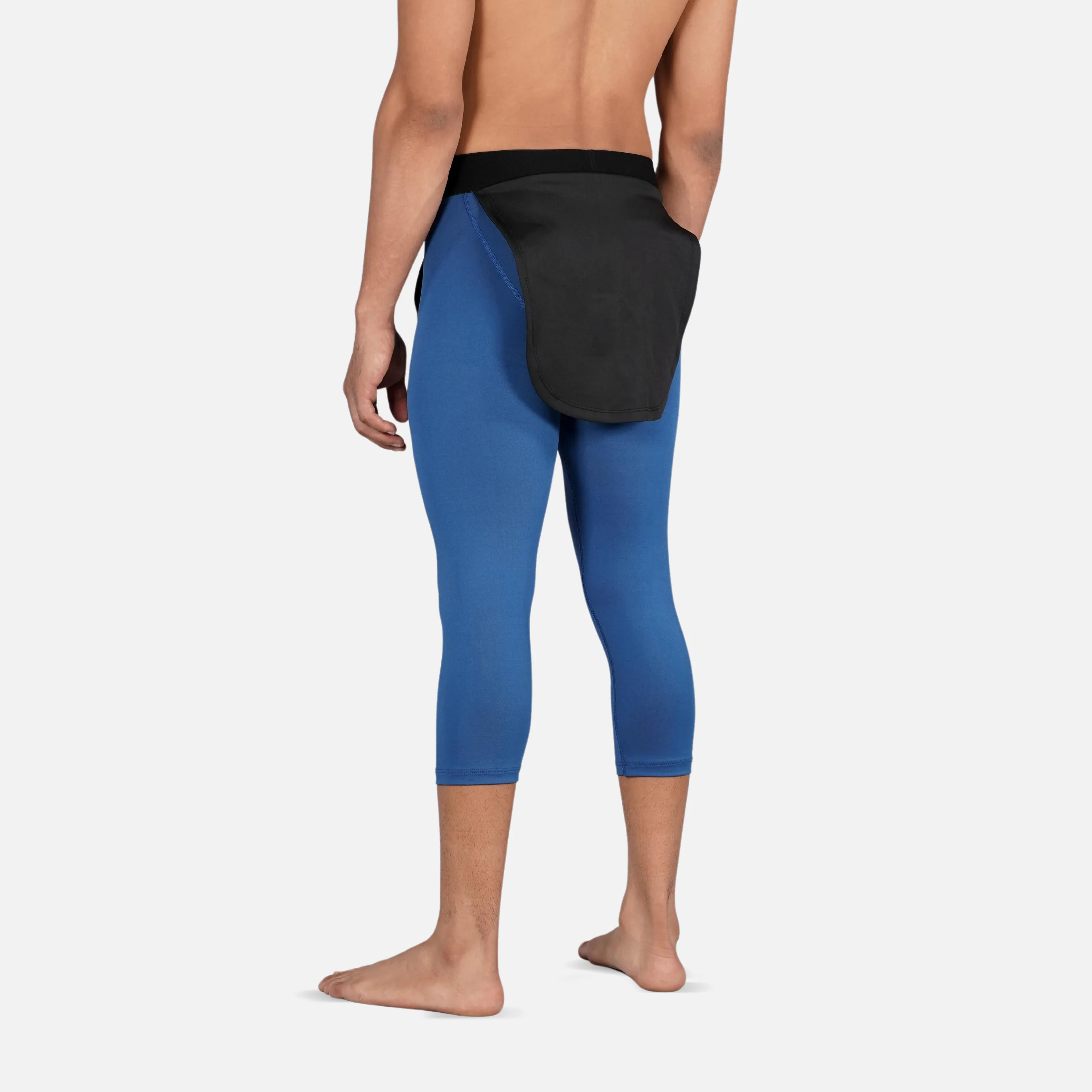 Marines Blue 3/4 Tarzan Tights for men