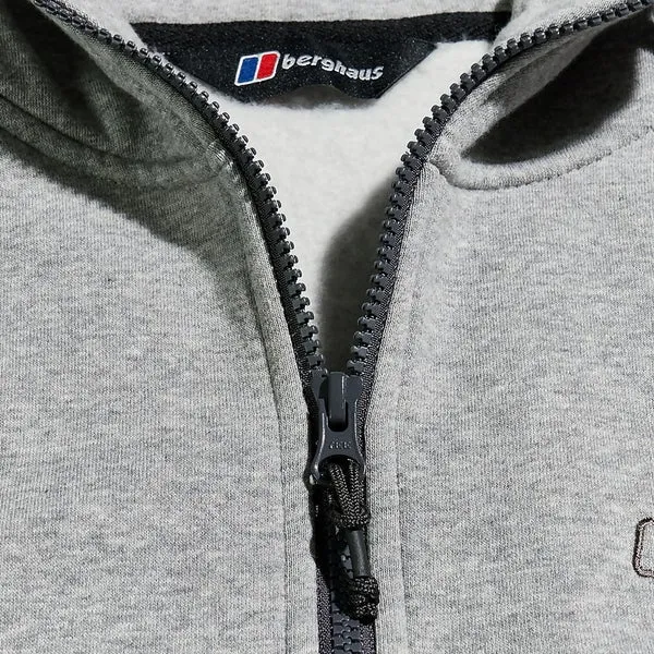 Men's Logo FZ Hoody Dark Grey