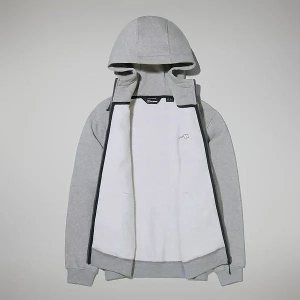 Men's Logo FZ Hoody Dark Grey