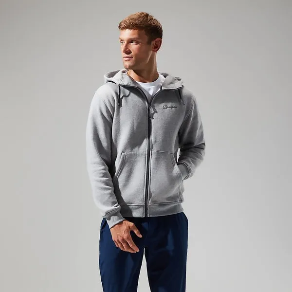 Men's Logo FZ Hoody Dark Grey