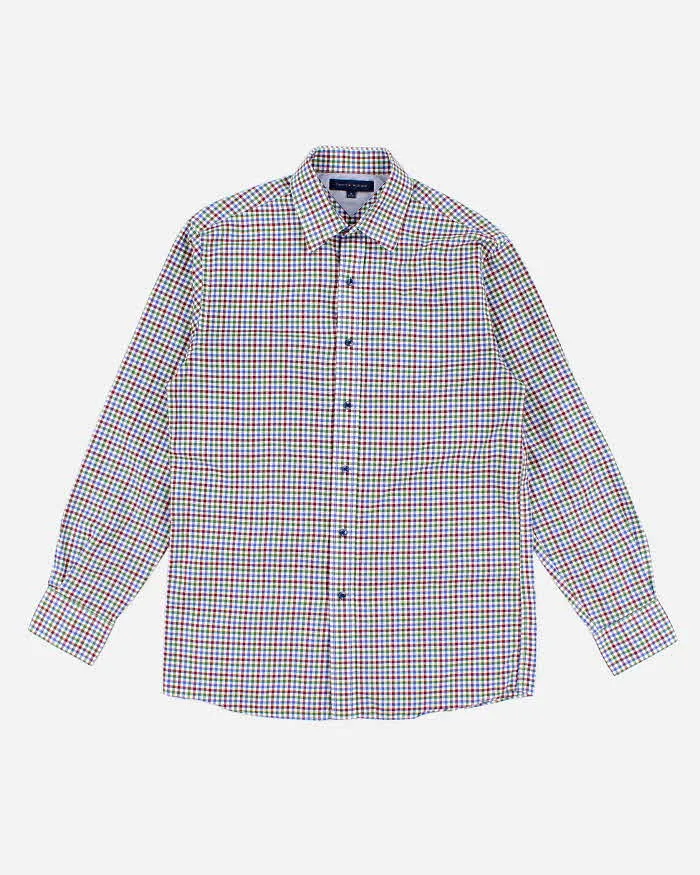 Men's Tommy Hilfiger Checked Button Up Shirt - M