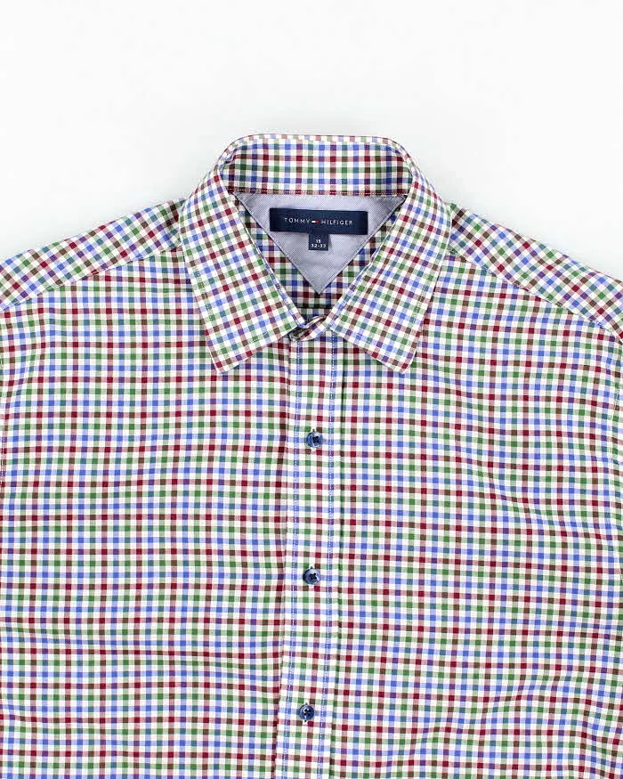 Men's Tommy Hilfiger Checked Button Up Shirt - M