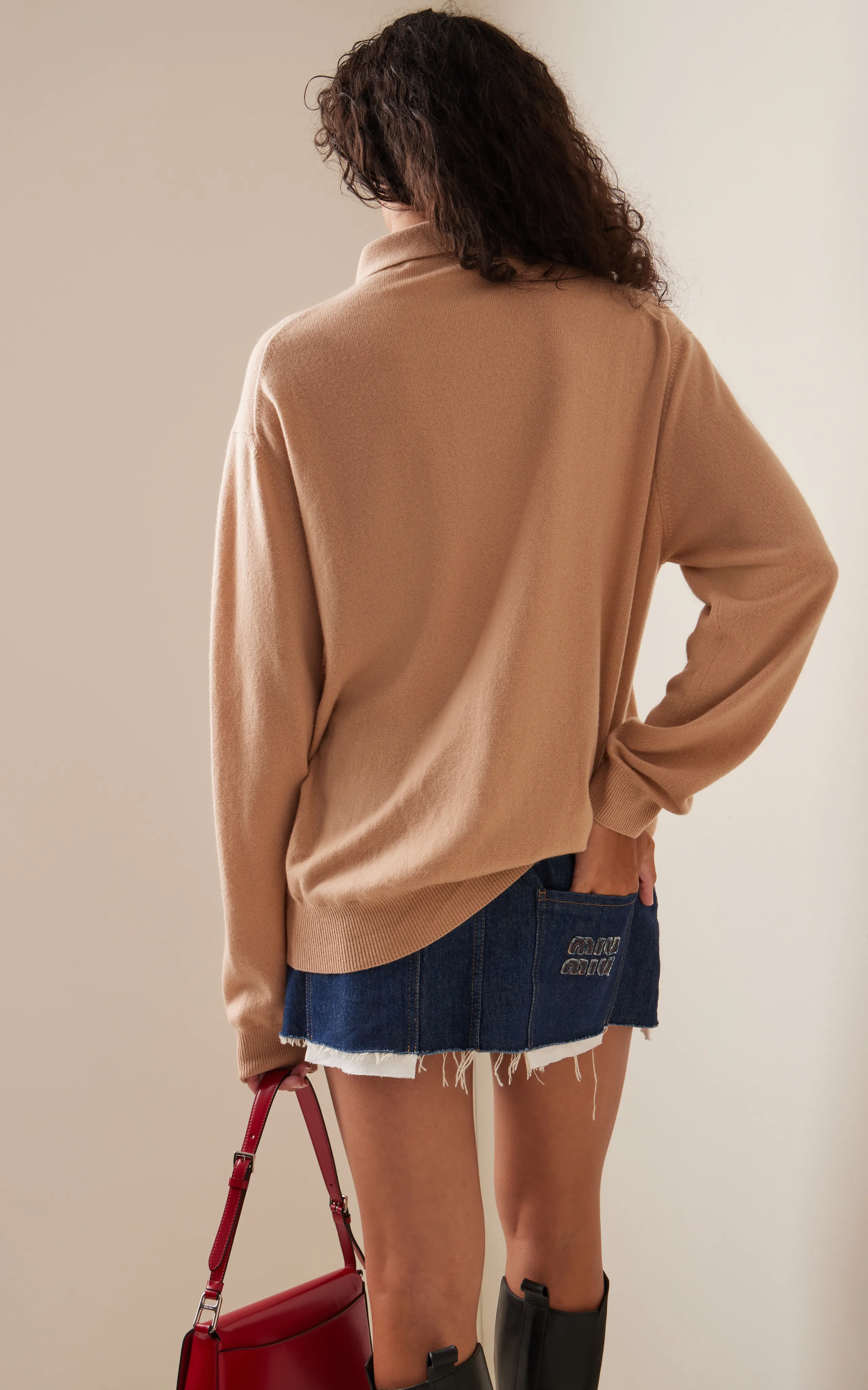 Miu Miu Oversized Cashmere Sweater