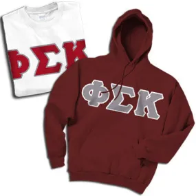 Phi Sigma Kappa Hoodie and T-Shirt, Package Deal - TWILL