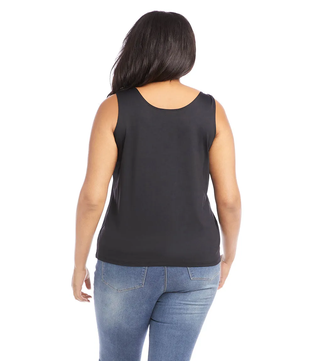 Plus Size Scoop Tank