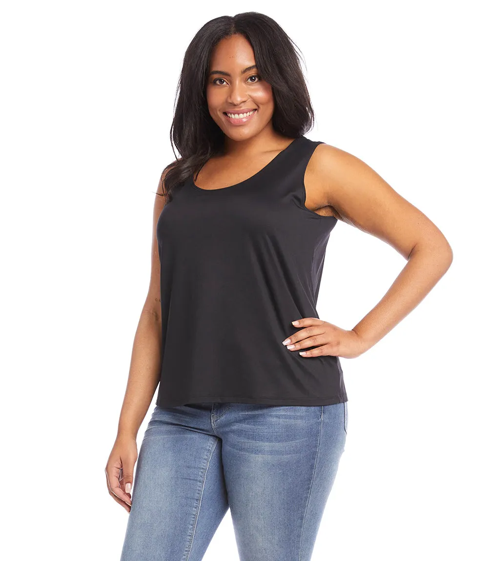 Plus Size Scoop Tank